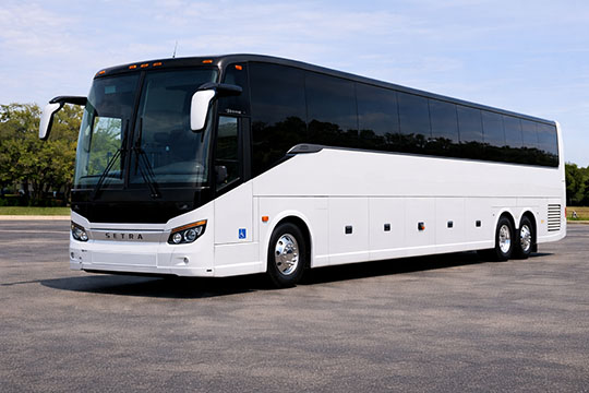 56-passenger charter bus San Diego